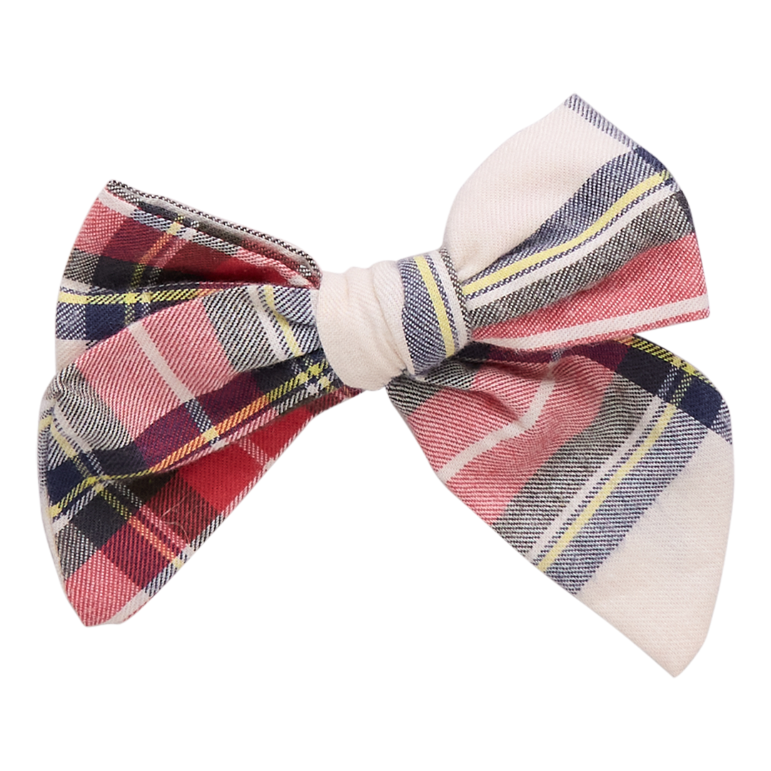 Girls Bow - Holiday Tartan