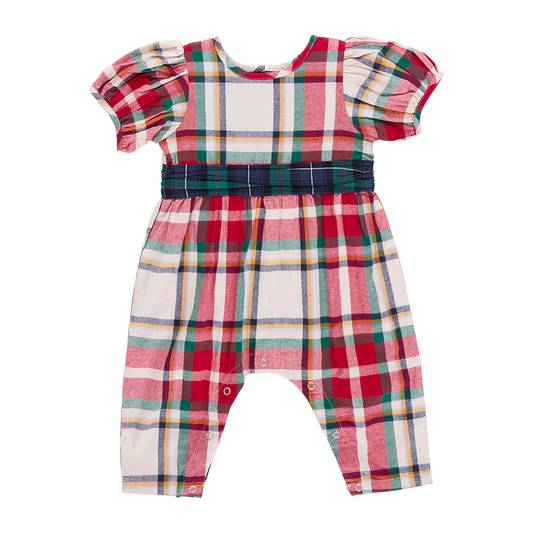 Baby Girls Ruby Jumper - Holiday Tartan