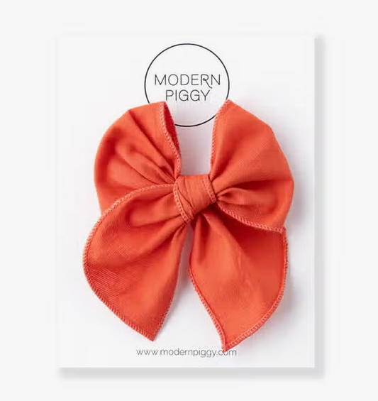 Terracotta | Petite Party Bow