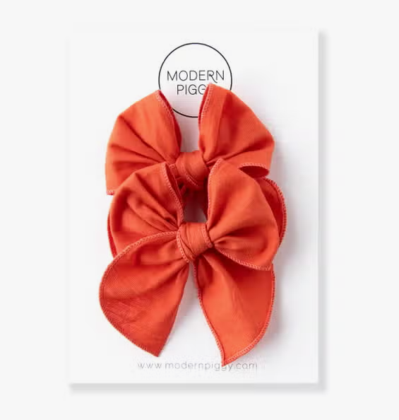 Terracotta | Petite Party Bow