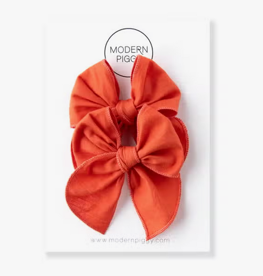 Terracotta | Petite Party Bow