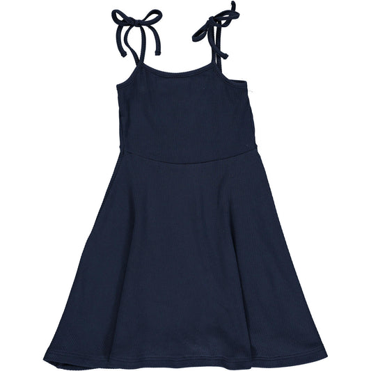Tori Dress - Ribbed Navy