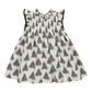 Girls Stevie Dress - Vintage Trees