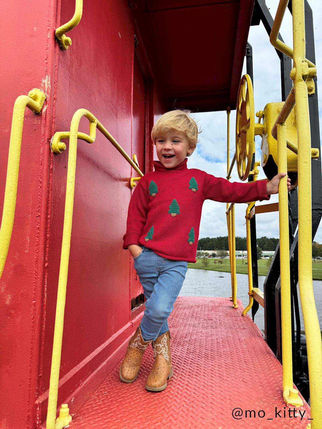 Christmas Tree Rollneck Sweater