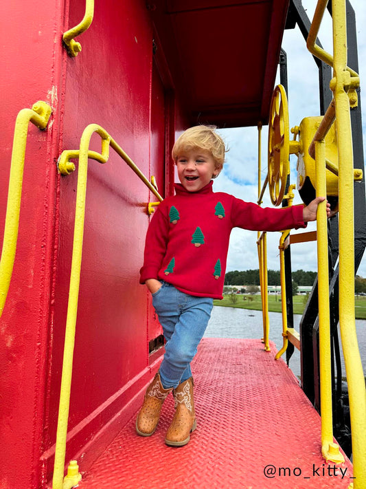 Christmas Tree Rollneck Sweater