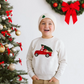 Christmas Truck Patch Sweatshirt