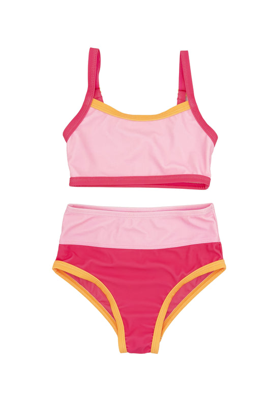 Hot Coral Retro-Kini