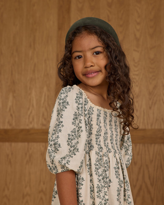 Della Dress || Green Vines