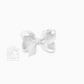 3.5" Signature Grosgrain Bow On Clip - White