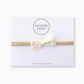 Ivory | Mini Ribbon Bow - Nylon Headband