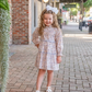 Zoe Pink and Blue Floral Dress